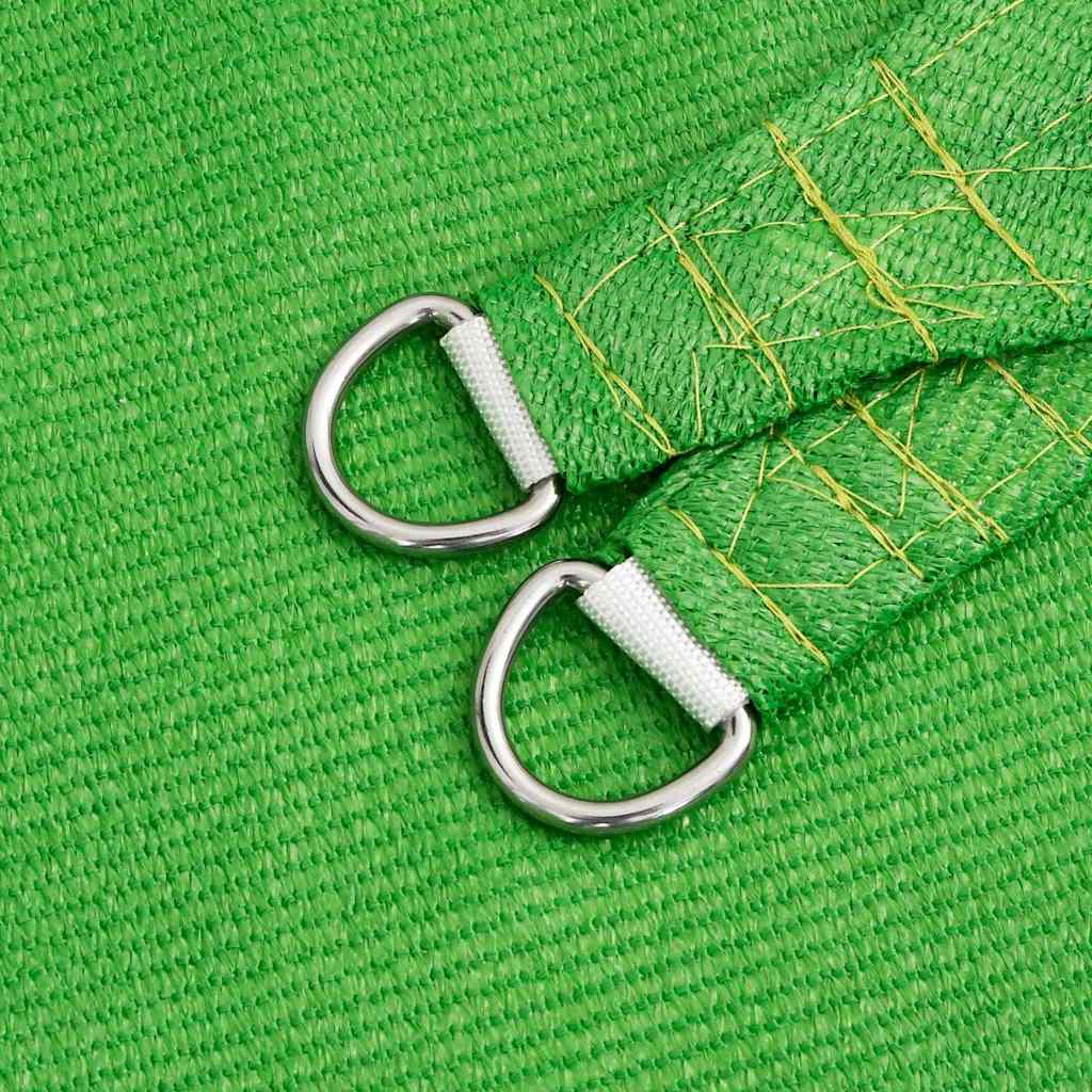 vidaXL Sunshade Sail 160 g/m² Light Green 5x5 m HDPE 6