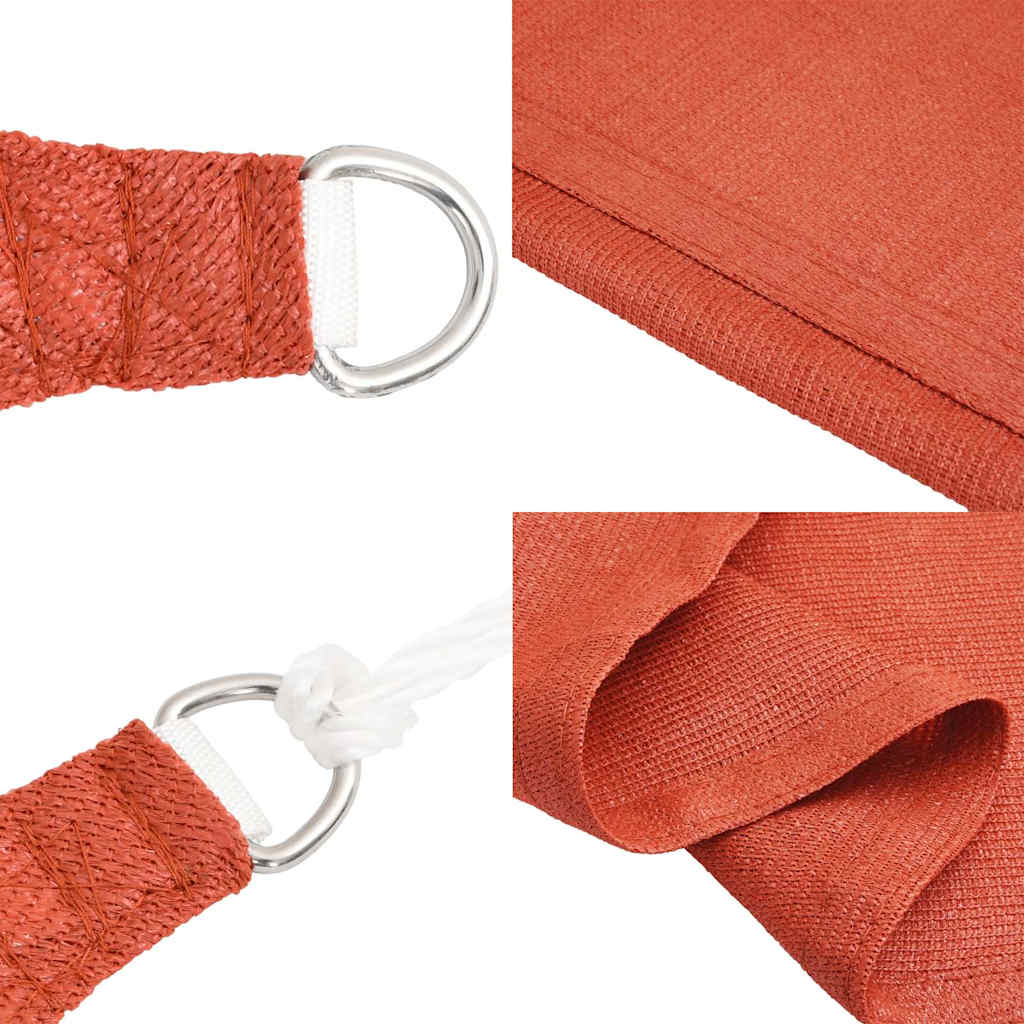 vidaXL Sunshade Sail 160 g/m² Terracotta 4x6 m HDPE 6