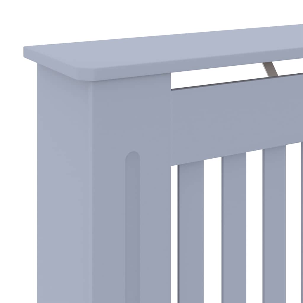 vidaXL Engineered Wood Radiator Cover Grey 78 cm 6