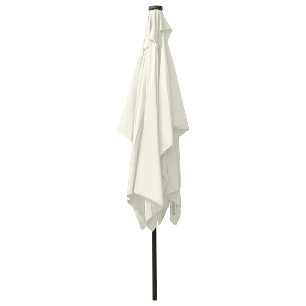 vidaXL Garden Parasol | Sand | Polyester, Powder-Coated Steel | 2x3 m | Foldable 6