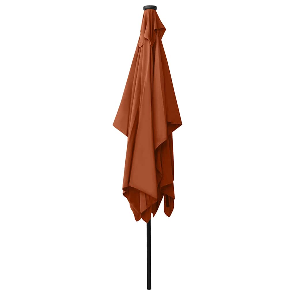 vidaXL Garden Parasol | Terracotta | Polyester, Powder-Coated Steel | 2 x 3 m 6