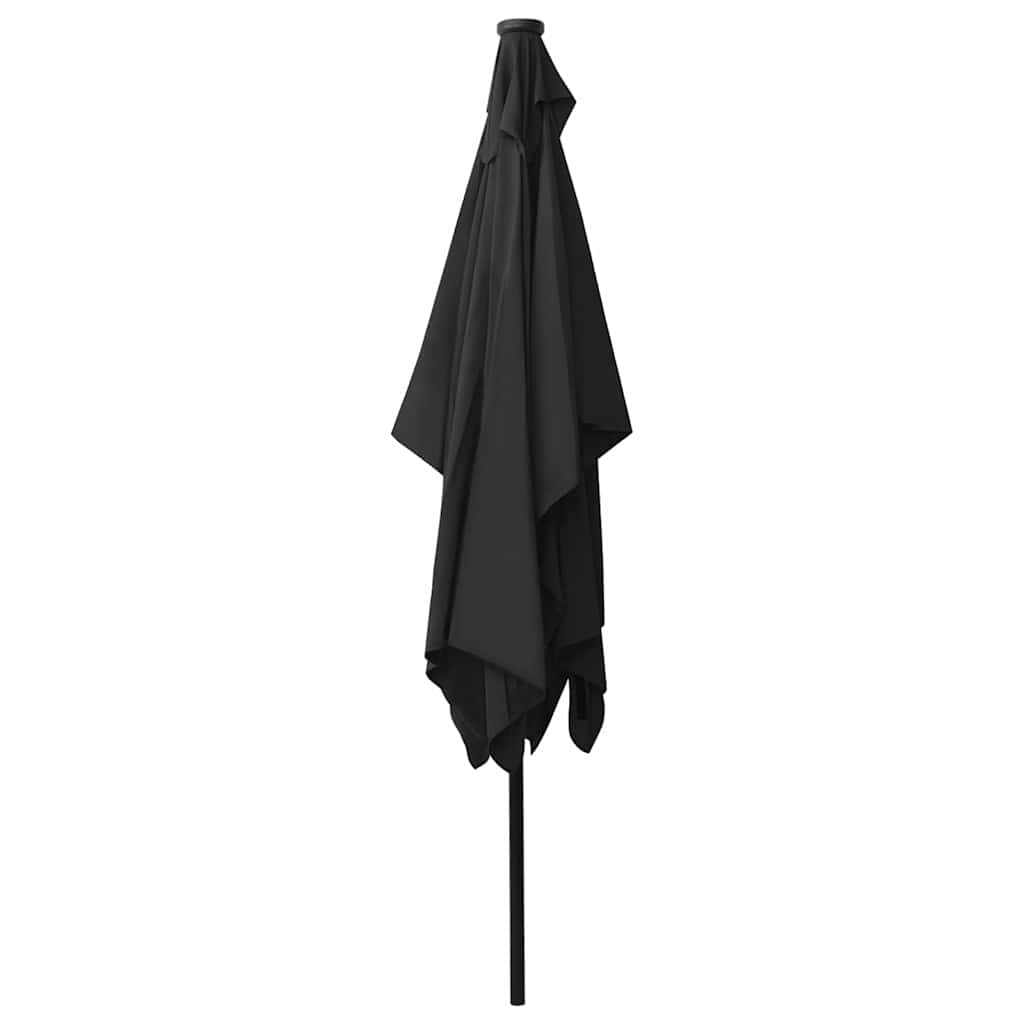 vidaXL Garden Parasol | Black | Polyester | 2x3 m | Foldable | Garden Parasol 6