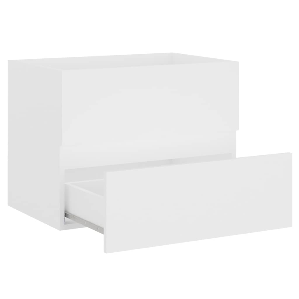 vidaXL Sink Cabinet White 60x38.5x45 cm Engineered Wood 6