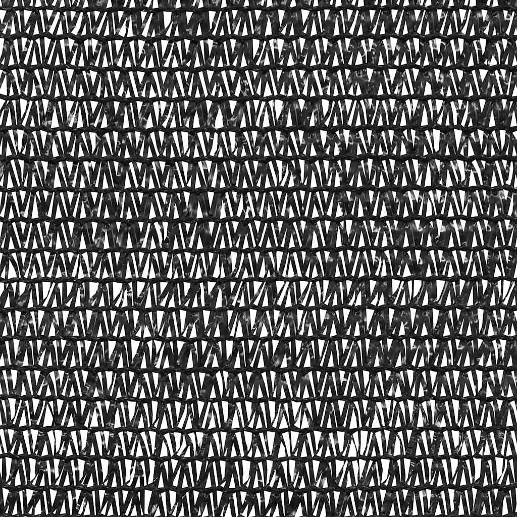 vidaXL Privacy Net Black 3.6x25 m HDPE 75 g/m² 4