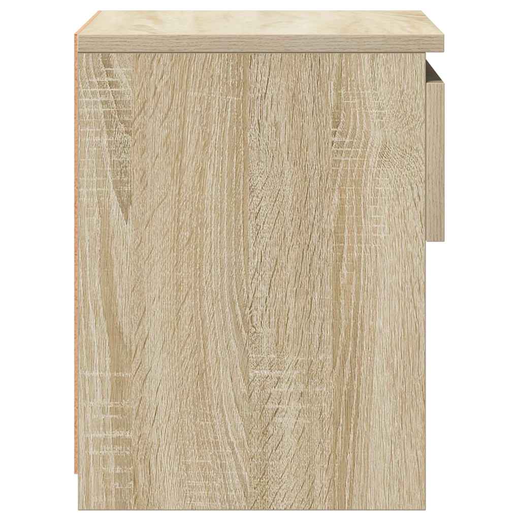 803450 vidaXL Bedside Cabinets 2 pcs Sonoma Oak 40x30x39 cm Engineered Wood 6