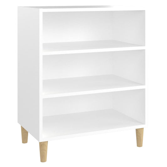 vidaXL Sideboard | White | Engineered wood, Solid eucalyptus wood | Standard 2