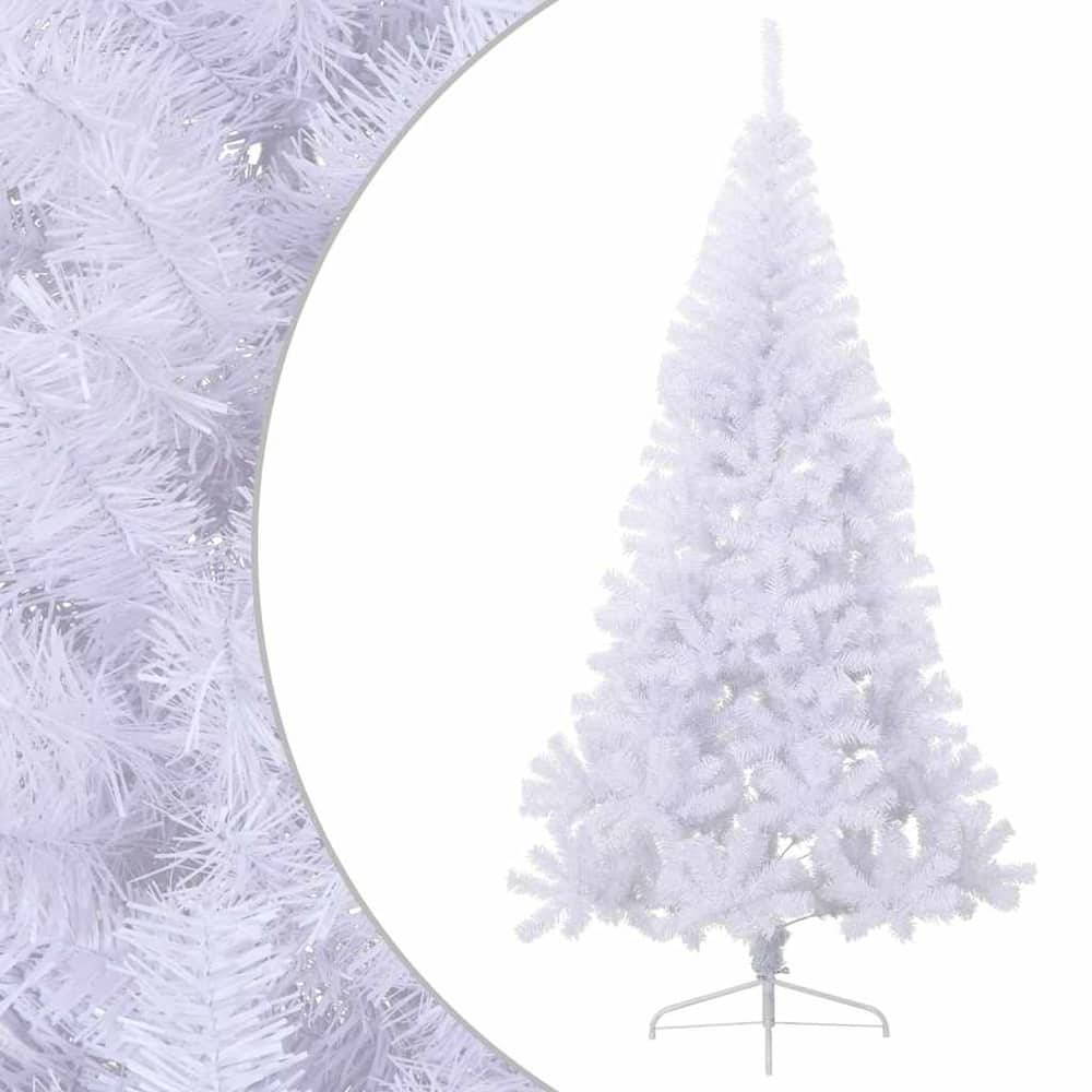 vidaXL Artificial Half Christmas Tree with Stand PVC 240 cm