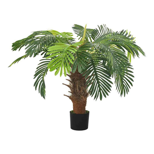 Artificial Cycas Palm with Pot Green 90 cm