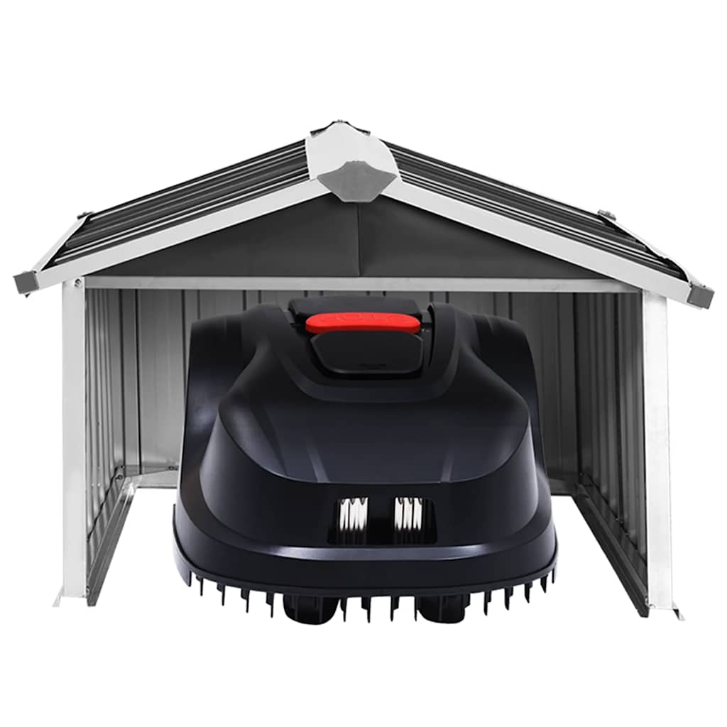 vidaXL Garden Shed | Anthracite | Galvanised steel | Medium | Durable 6