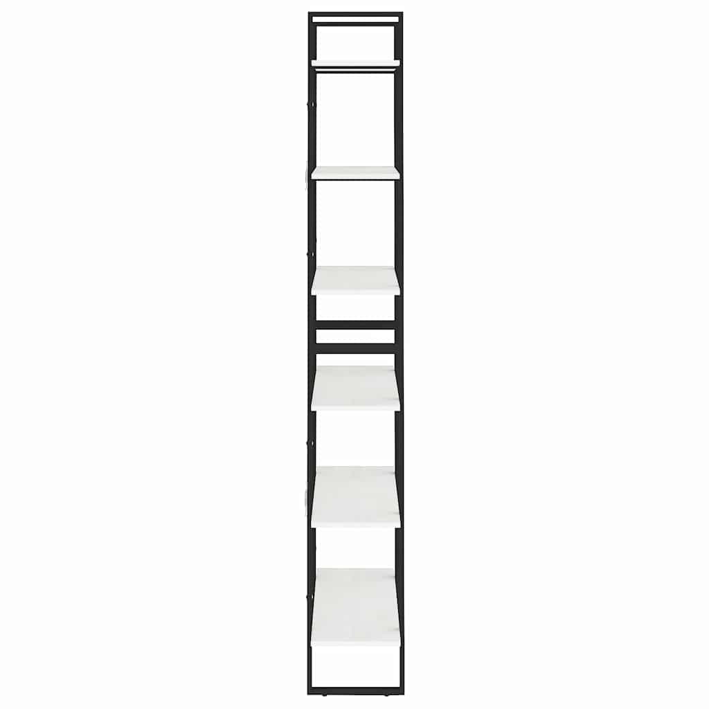 vidaXL High Cabinet | White | Solid pine wood, metal | 80x30x210 cm 6