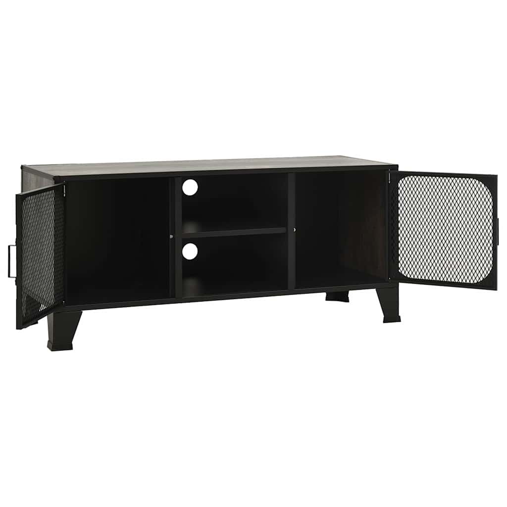 vidaXL TV Cabinet | Grey | MDF | 105 cm | TV Cabinet | Rectangular | Industrial 6