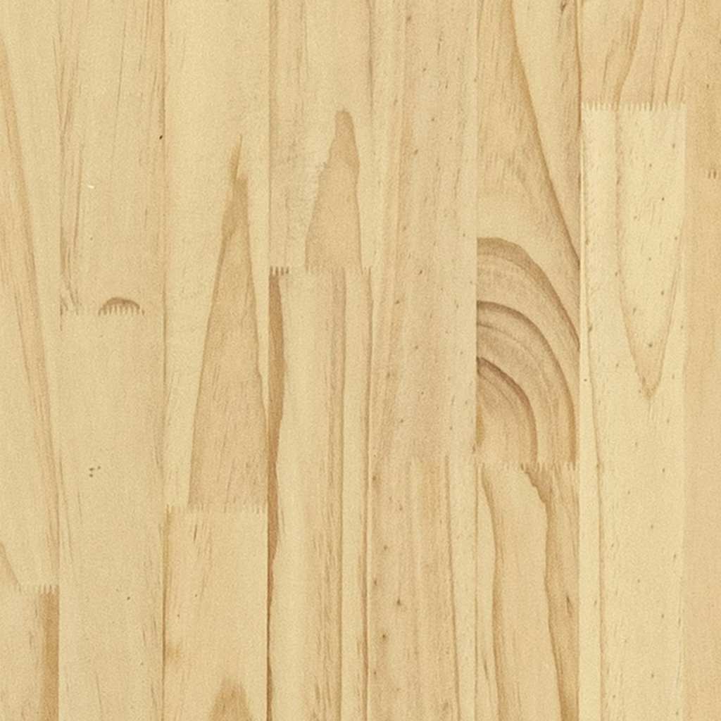 vidaXL Bedside Cabinet | Untreated Pine | Solid Pine Wood | Bedside Cabinet 6