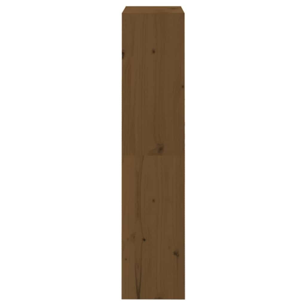 vidaXL Book Cabinet | Honey brown | Solid pinewood | Medium | Book Cabinet 6