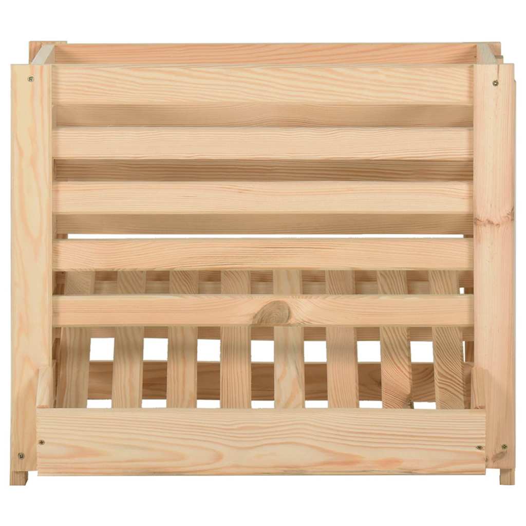 Potato Box Solid Pinewood 60 cm 50 cm 40 cm