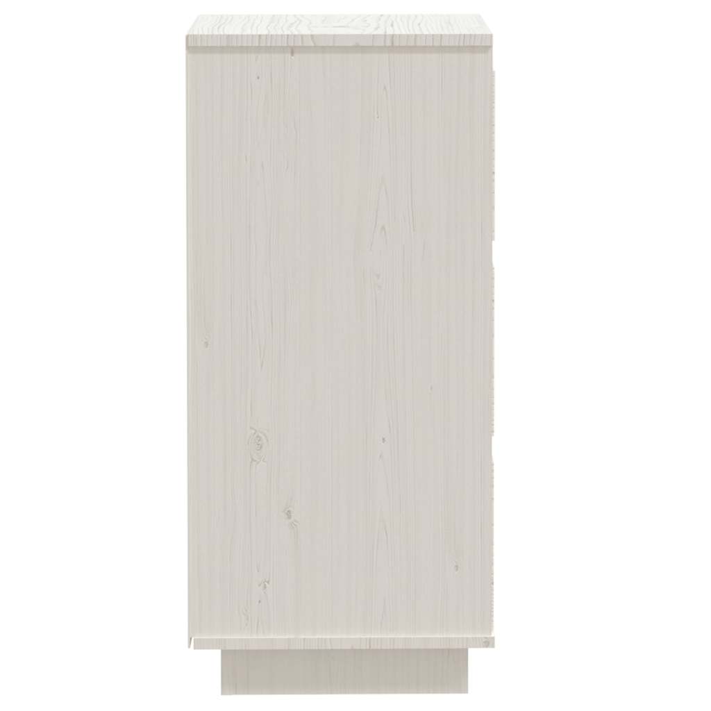 vidaXL Sideboard | White | Solid pinewood | Medium | Sideboard | Rectangular 6