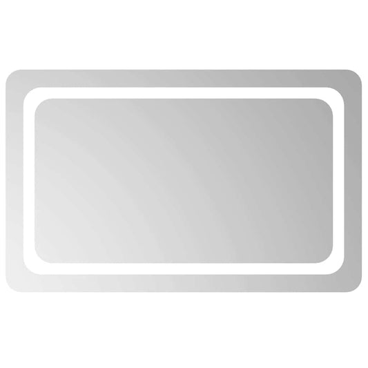 vidaXL LED Bathroom Mirror 80x50 cm 2