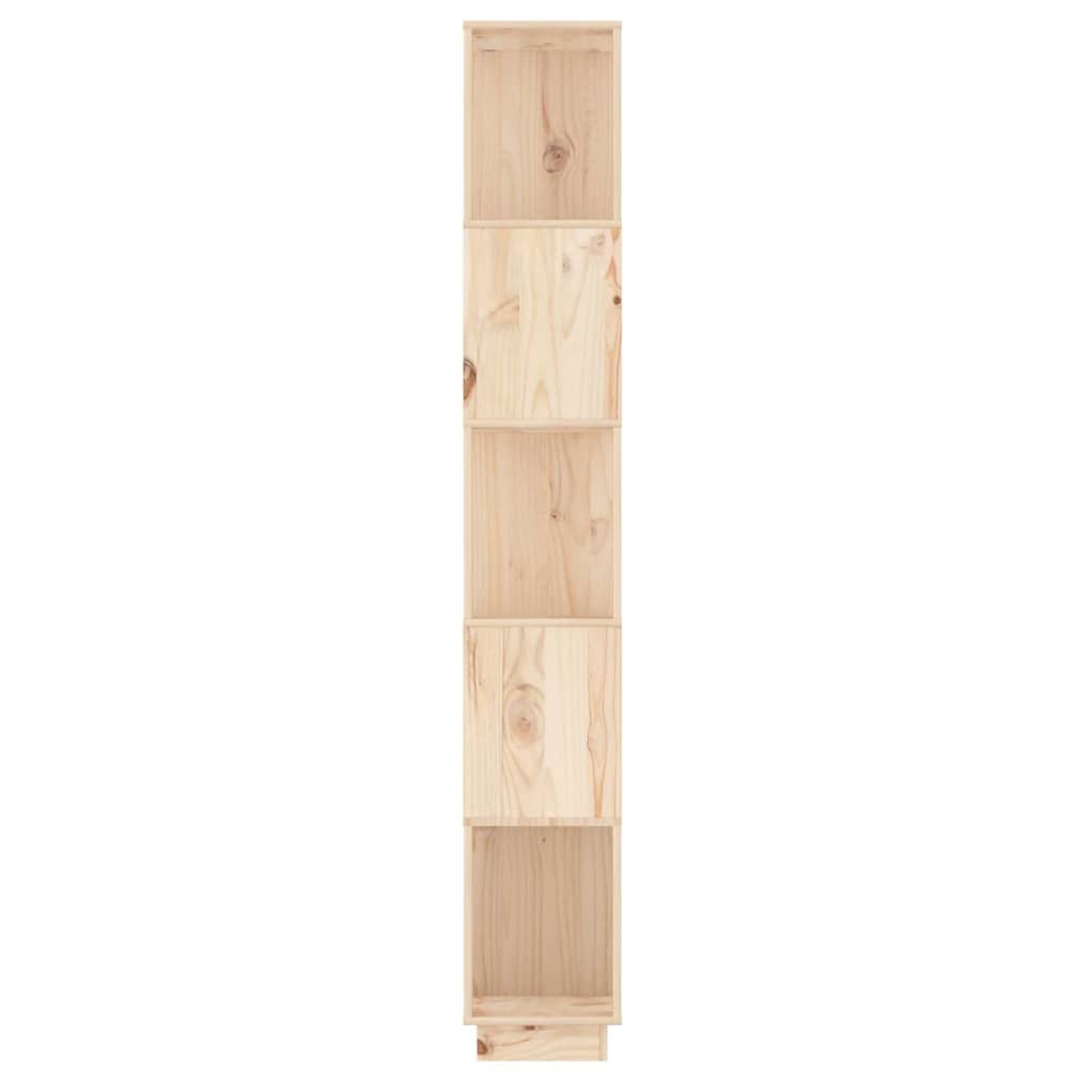 vidaXL Book Cabinet | Natural Pine | Solid Pine Wood | Book Cabinet 6