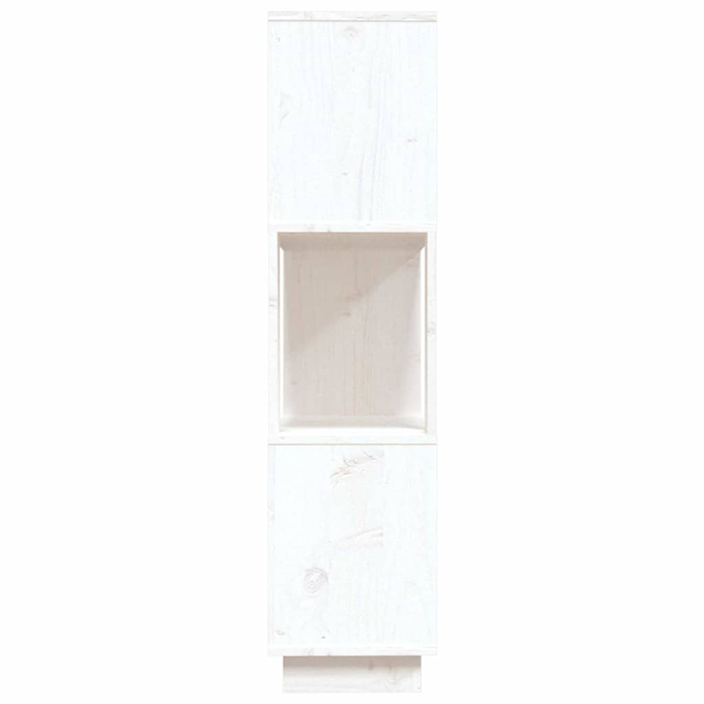 vidaXL Book Cabinet | White | Solid pine wood | Medium | Book Cabinet 6