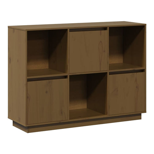 Sideboard 110,5x35x80 cm Solid Wood Pine Honey brown