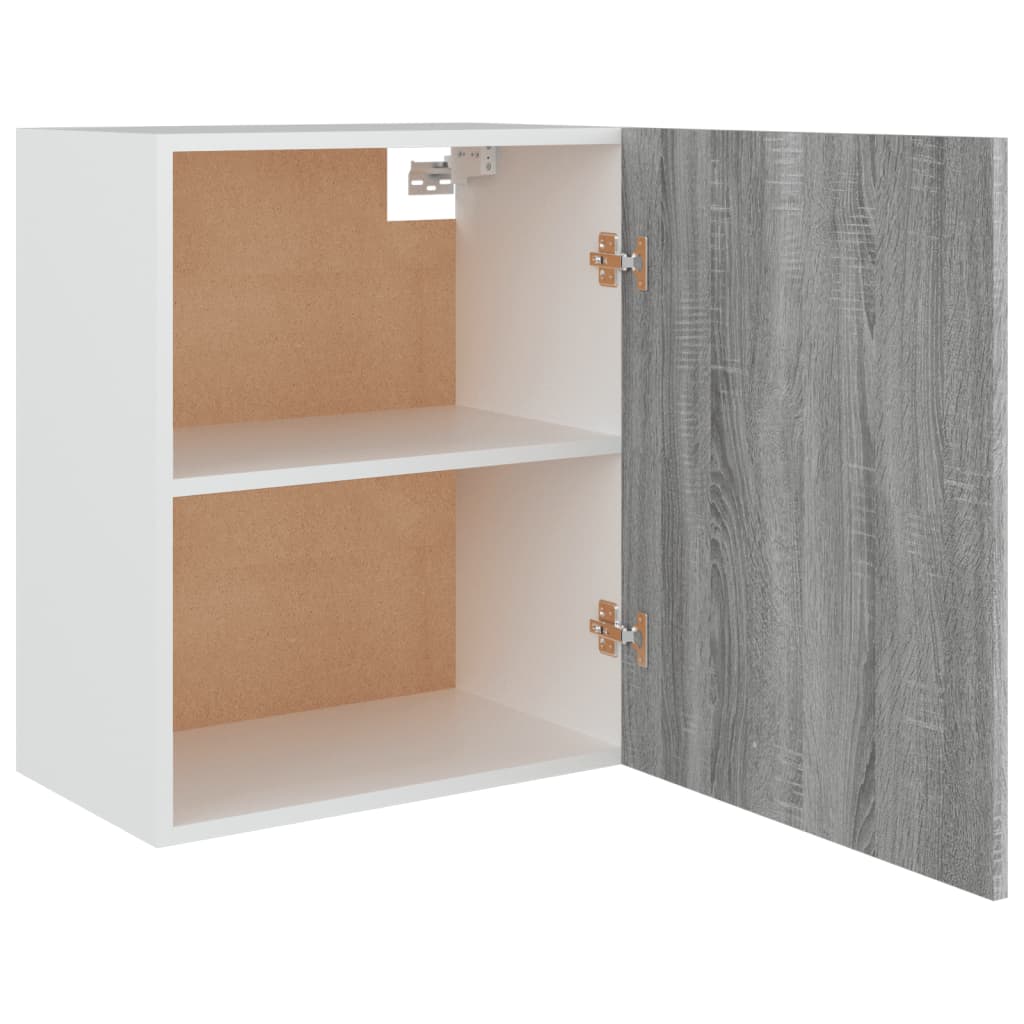 vidaXL Hanging Cabinet Lyon Grey Sonoma 50x31x60 cm Engineered Wood 6