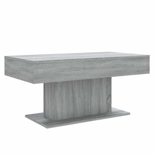 vidaXL Coffee Table Grey Sonoma 96x50x45 cm Engineered Wood 2