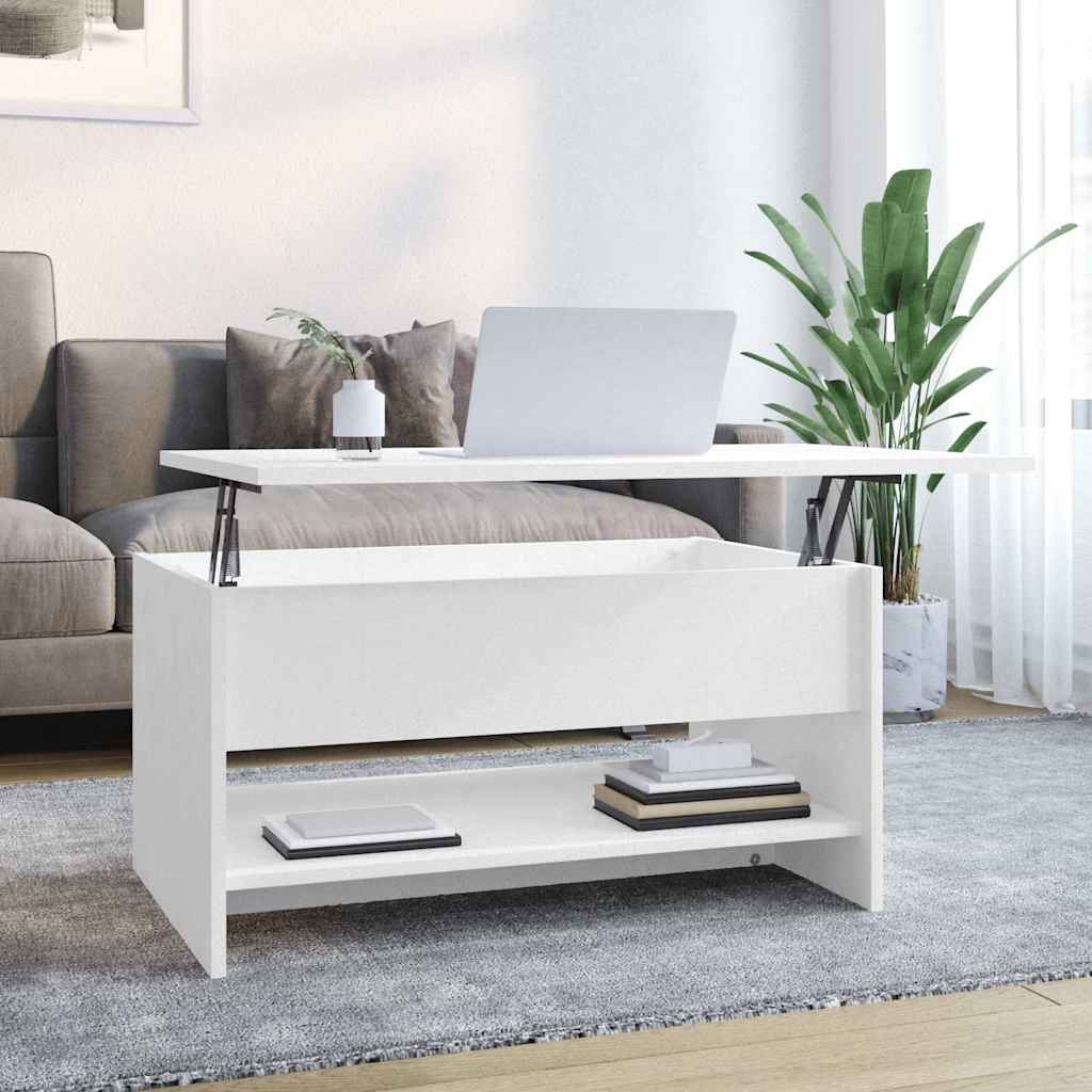 vidaXL Coffee Table 80x50x40 cm Engineered Wood Width 80 cm