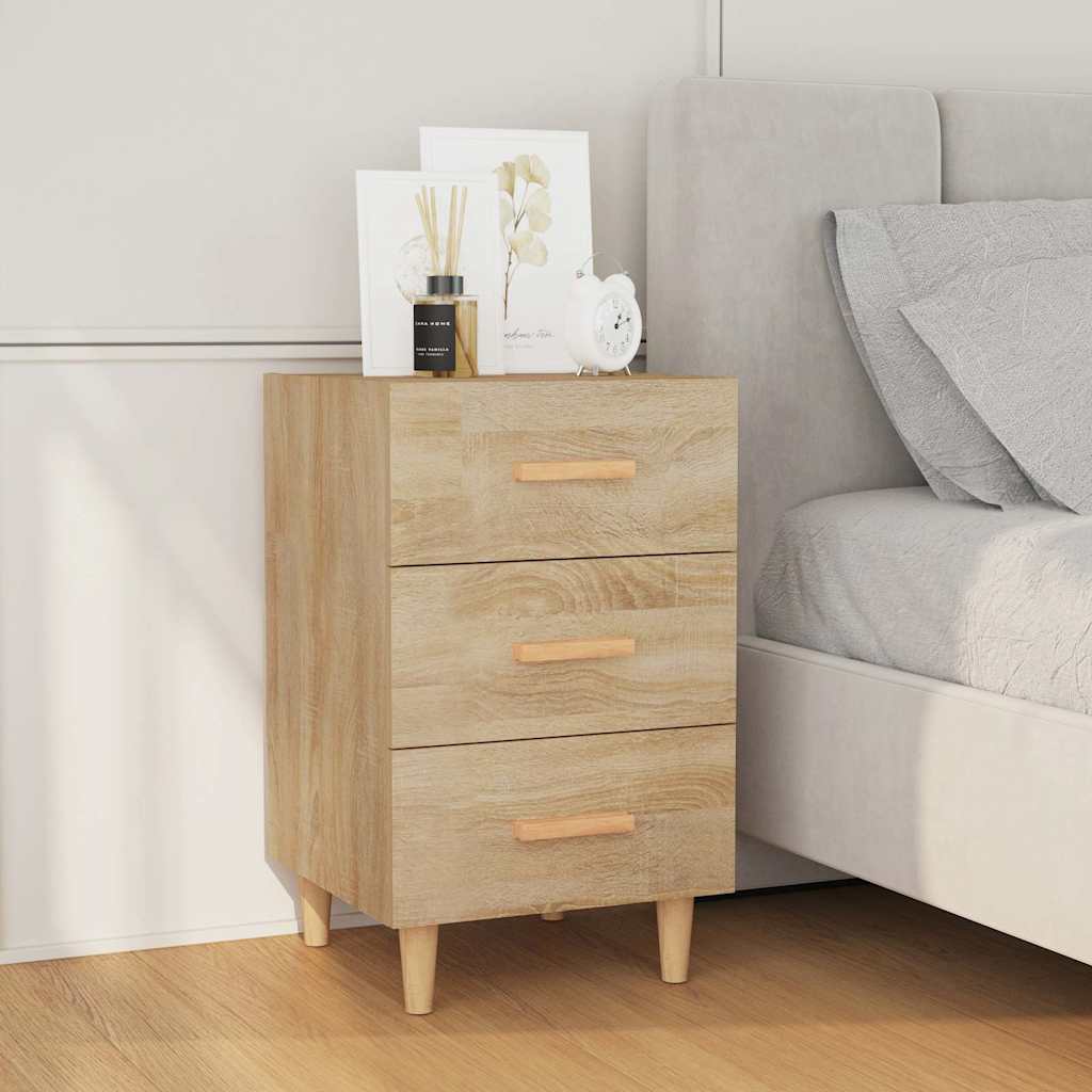 vidaXL Bedside Cabinet 40x40x66 cm Engineered Wood