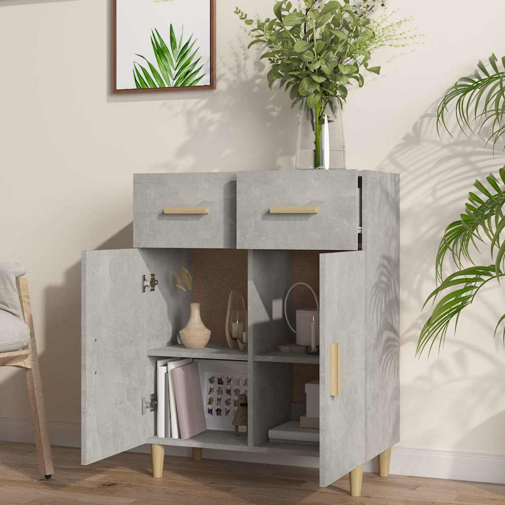 vidaXL Sideboard | Concrete grey | Engineered wood | 69.5 cm x 34 cm x 89 cm 6