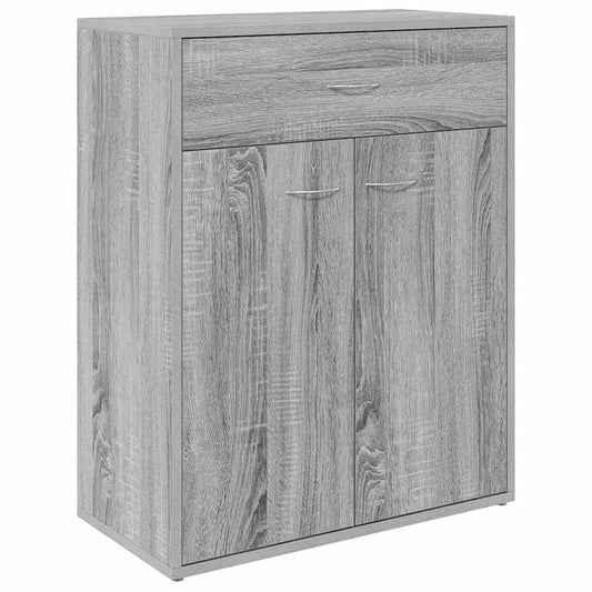 815376 vidaXL Sideboard Grey Sonoma 60x30x75 cm Engineered Wood 2