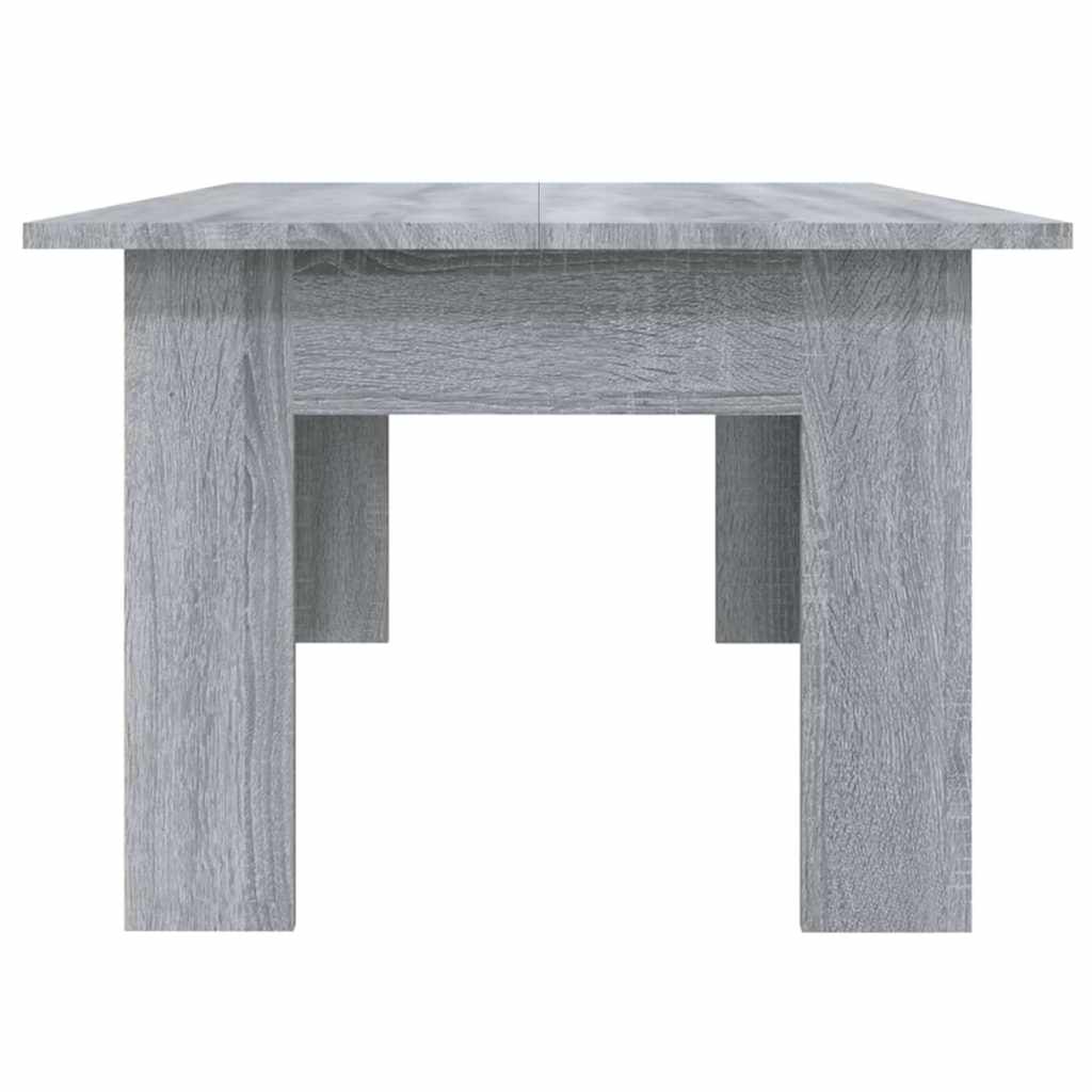 vidaXL Coffee Table Grey Sonoma 100x60x42 cm Engineered Wood 6
