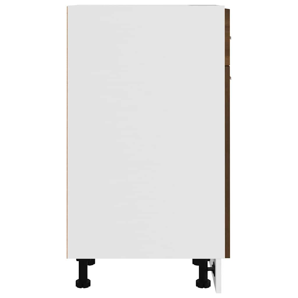 vidaXL Drawer Bottom Cabinet Lyon Brown Oak 30x46x81.5 cm Engineered Wood 6