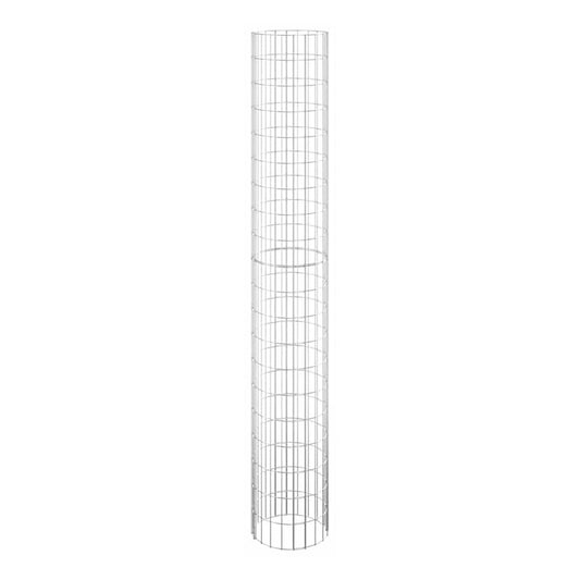 Circular Gabion Pole Galvanised Steel Ø 30 x 200 cm