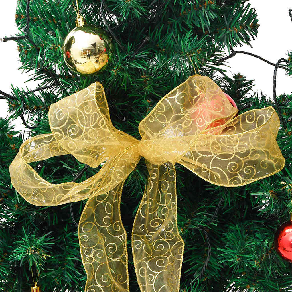vidaXL Christmas Cactus with Stand and LED Green 150 cm PVC 6
