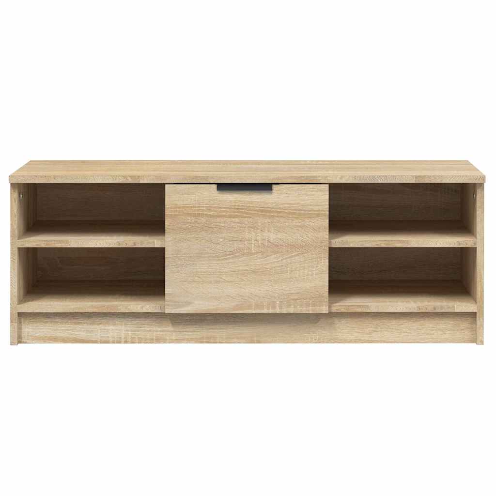 vidaXL TV Cabinet Sonoma Oak 102x35.5x36.5 cm Engineered Wood 6