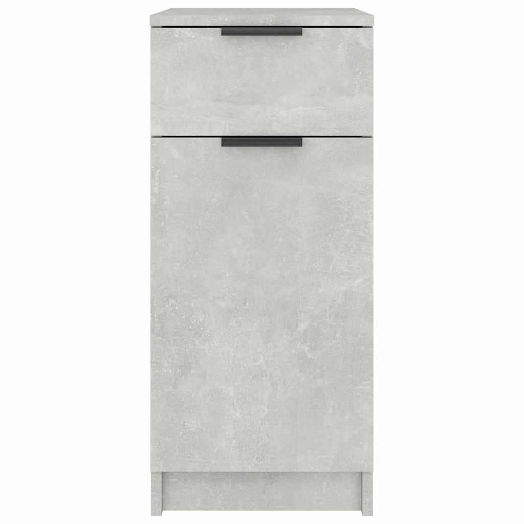 vidaXL Desk Cabinet Concrete Grey 33.5x50x75 cm Engineered Wood 6