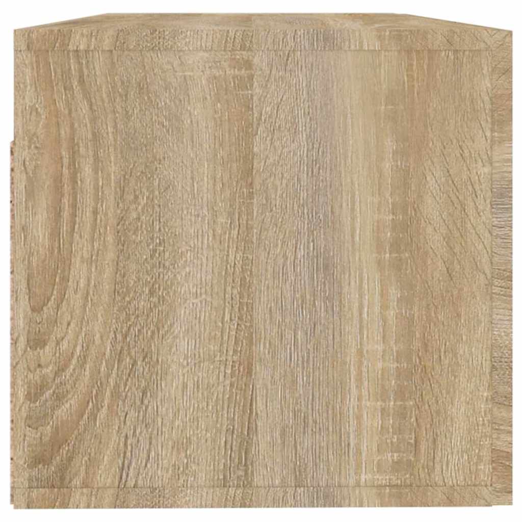vidaXL Wall Cabinet Sonoma Oak 100x36.5x35 cm Engineered Wood 6
