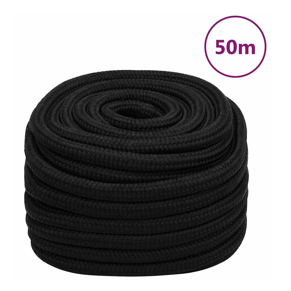 Work Rope Polyester Black Length