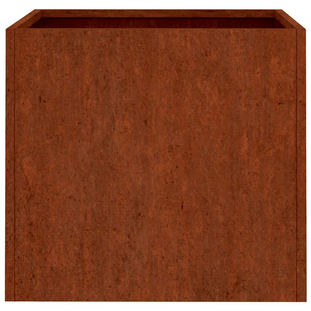 vidaXL Planter 49x47x46 cm Corten Steel 6