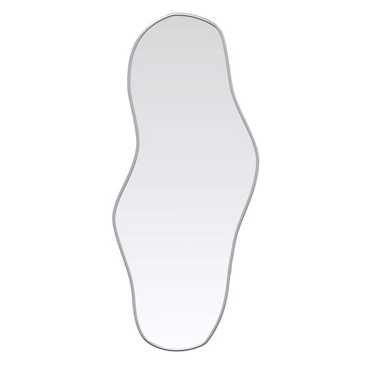 vidaXL Wall Mirror Silver 100x45 cm 2