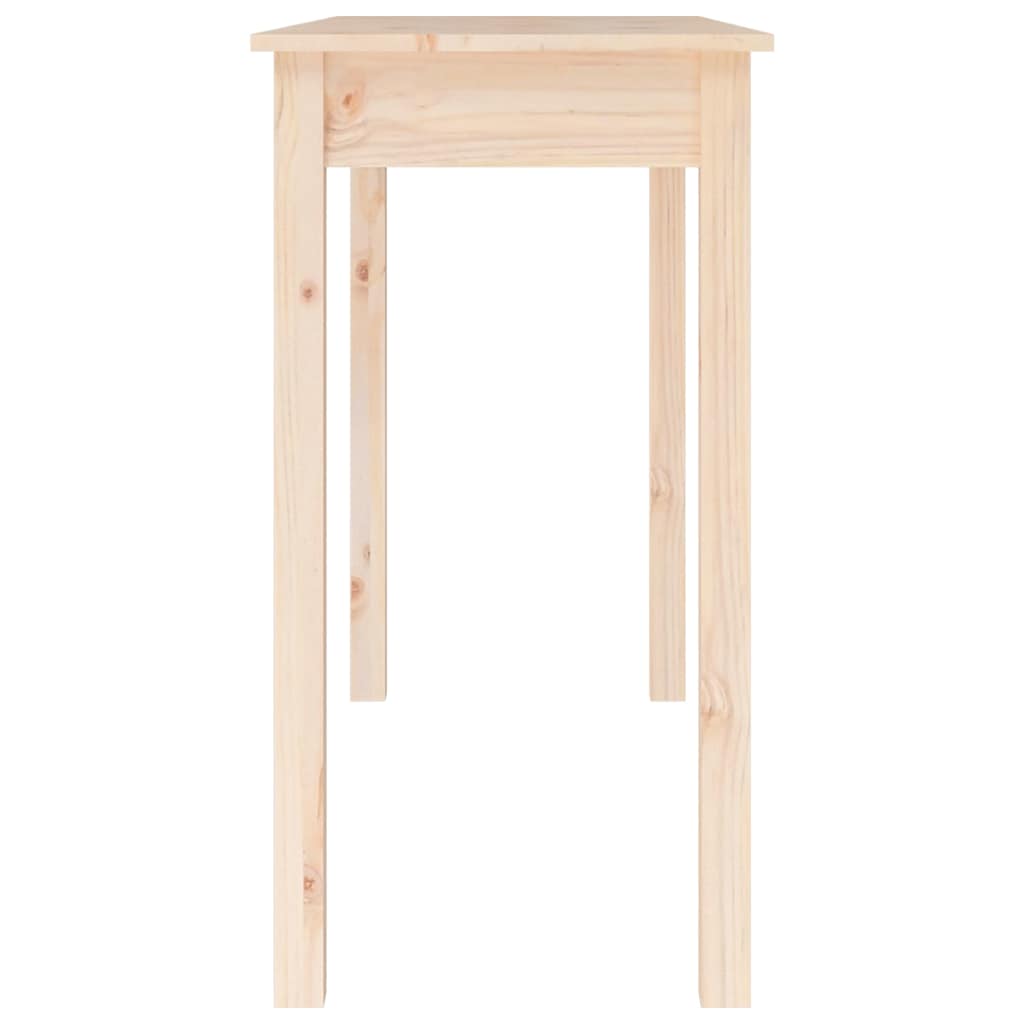 vidaXL Console Table 110x40x75 cm Solid Wood Pine 6