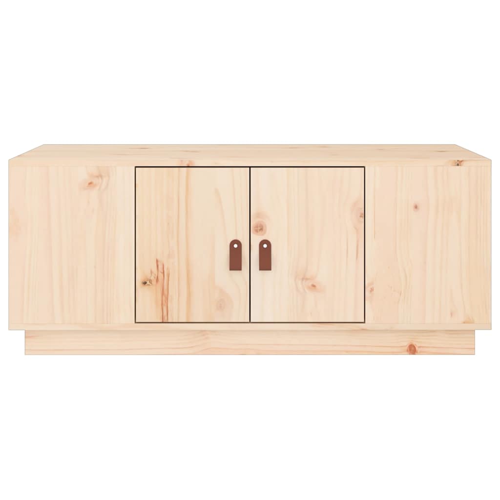 vidaXL Coffee Table | Pine | Solid pine wood | Coffee Table | Rectangular 6