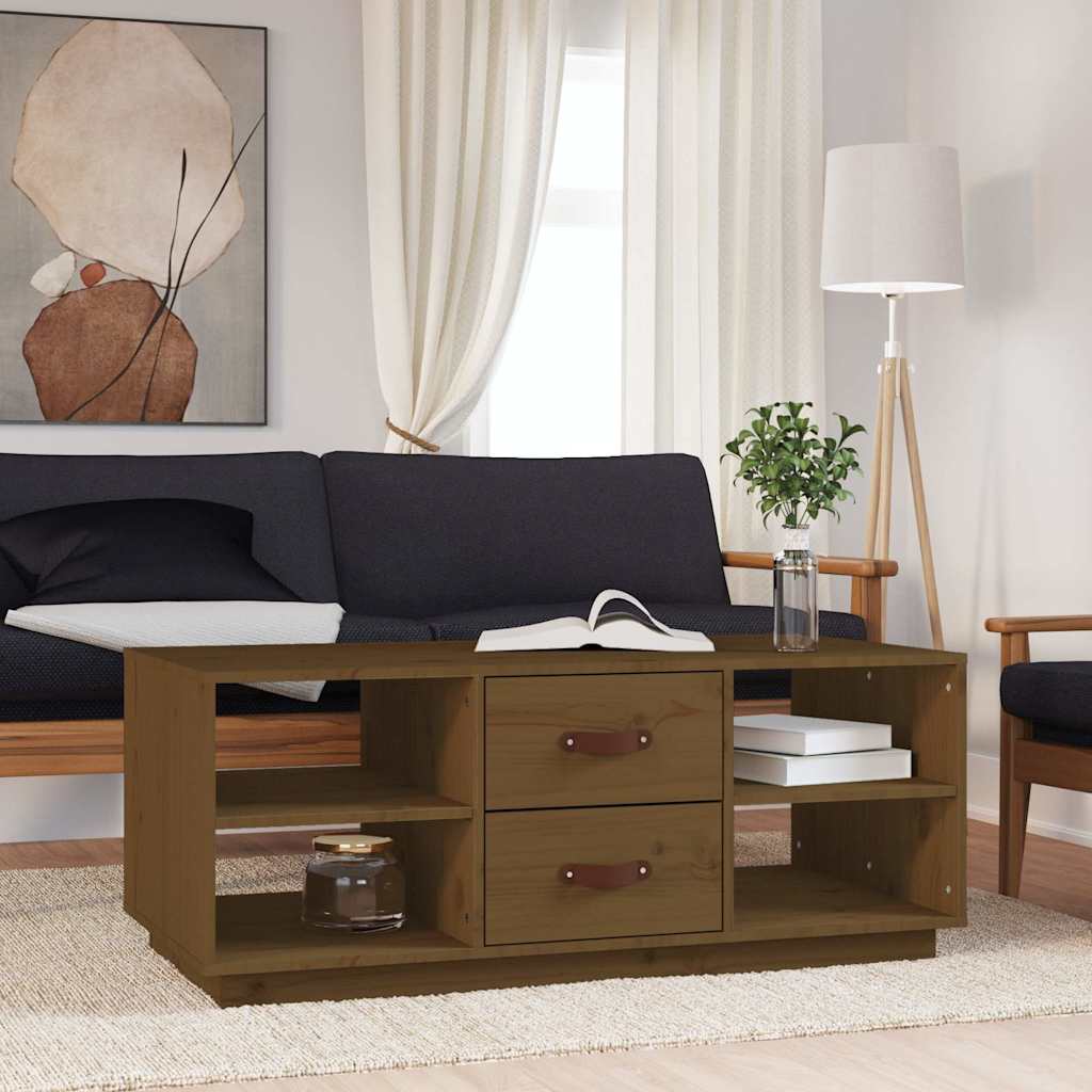 vidaXL Coffee Table 100x50x41 cm Solid Wood Pine