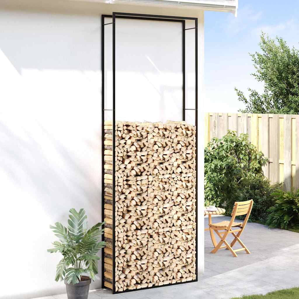 Firewood Rack Matt Steel 110 cm 312 cm