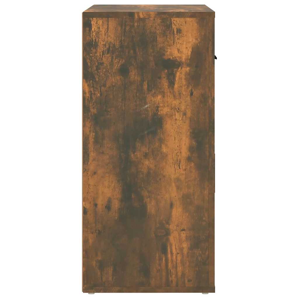 vidaXL Sideboard Smoked Oak 80x33x70 cm Engineered Wood 6