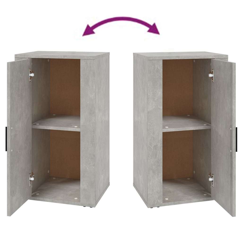 vidaXL Sideboard Concrete Grey 40x33x70 cm Engineered Wood 6