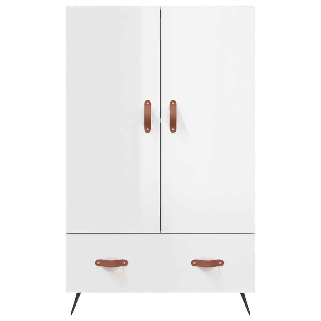 vidaXL Highboard High Gloss White 69.5x31x115 cm Engineered Wood 6