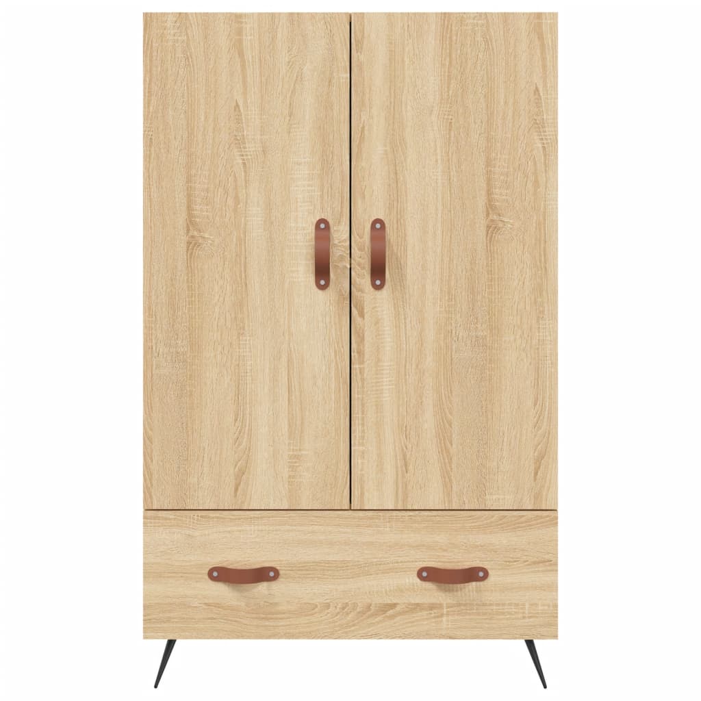 vidaXL Highboard Sonoma Oak 69.5x31x115 cm Engineered Wood 6
