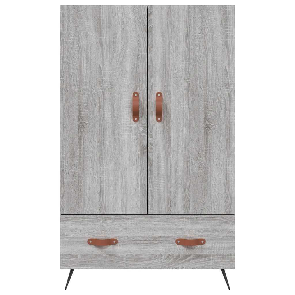 vidaXL Highboard Grey Sonoma 69.5x31x115 cm Engineered Wood 6