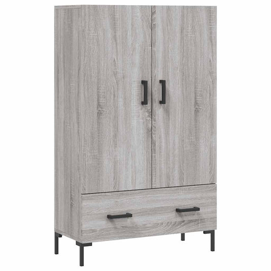 Grey Sonoma engineered wood buffet and sideboard with two doors and a drawer