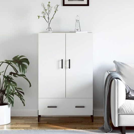 Highboard 69,5x31x115 cm Engineered Wood White